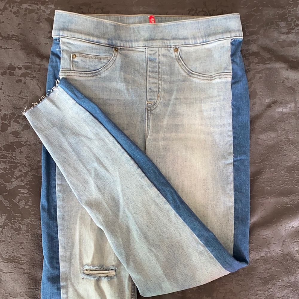 NWOT Spanx Denim Tuxedo Jeans